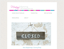 Tablet Screenshot of musingmomma.com